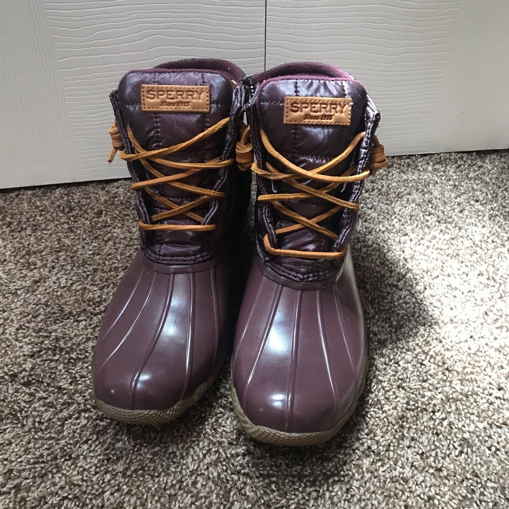 Sperry boots women 8